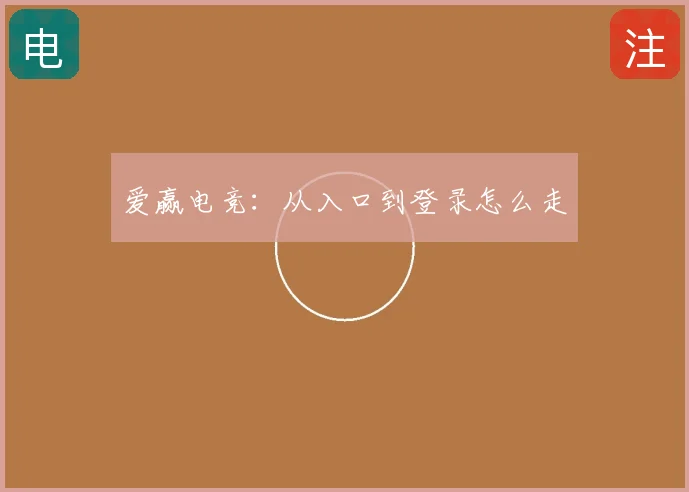 爱赢电竞：从入口到登录怎么走